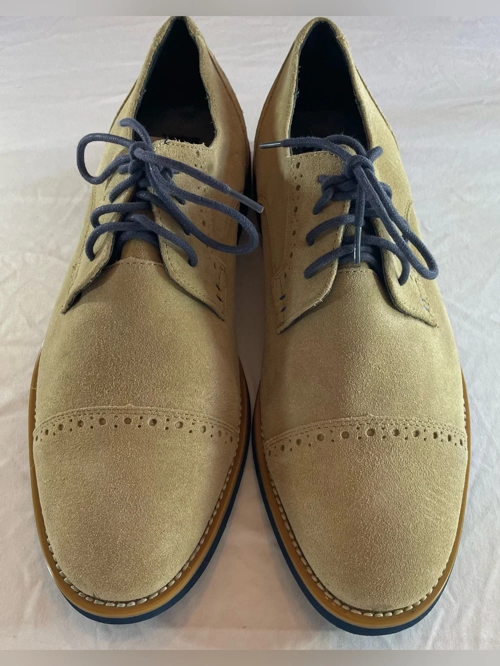 Sz 9.5 Joseph Abboud Suede Oxford Shoes